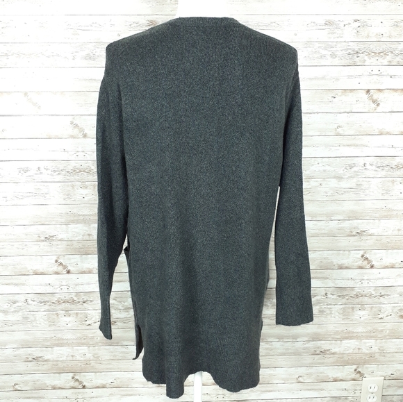 Style & Co Open Front Cardigan S Gray 413 - Picture 3 of 5